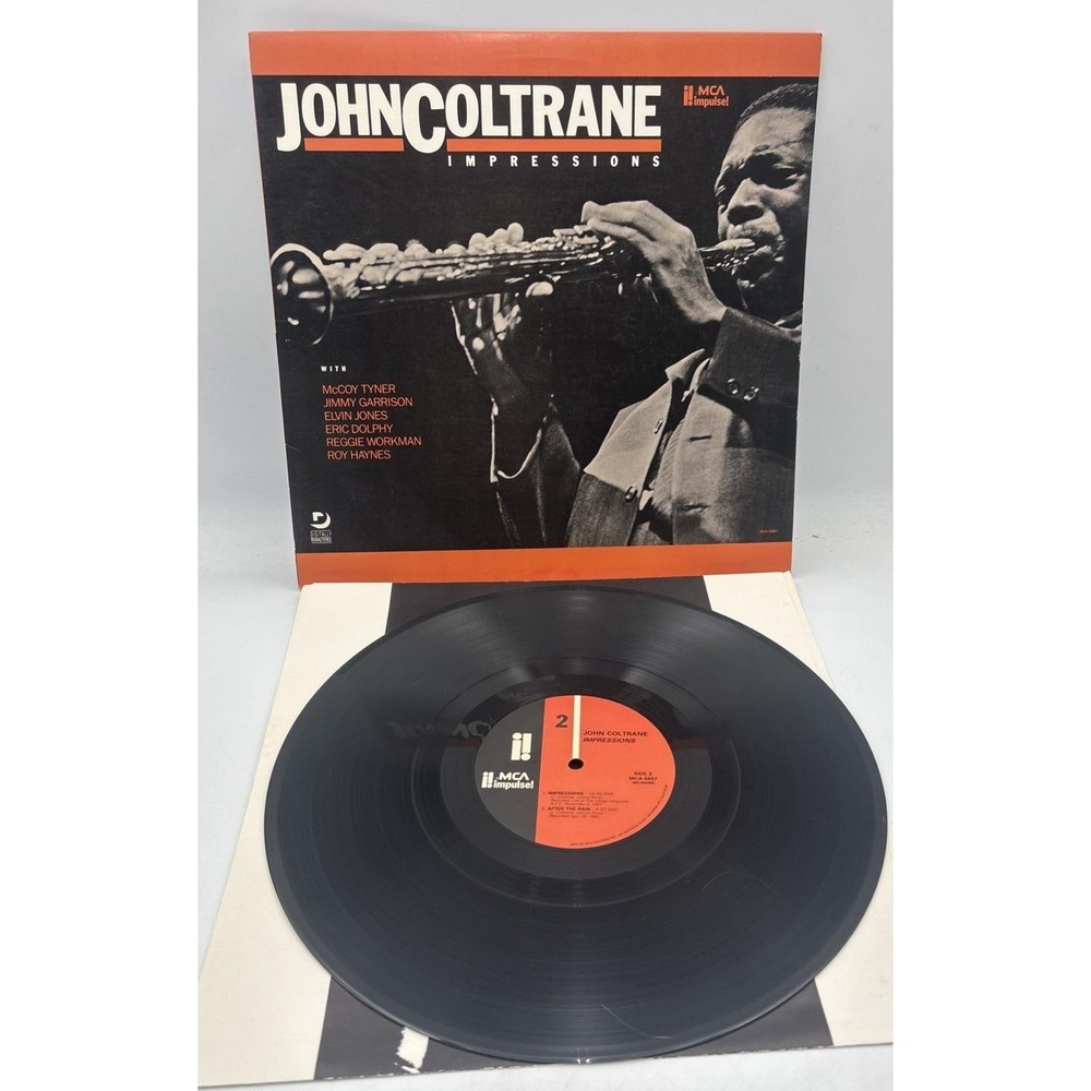 LP JOHN COLTRANE IMPRESSIONS USA 1980 RE MCA/IMPULSE MCA-29014 VG+
